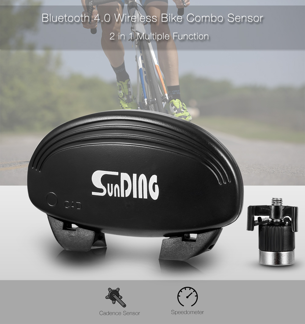 SunDing SD518 Bluetooth Wireless Cycling Speedometer Cadence Sensor Bike Computer