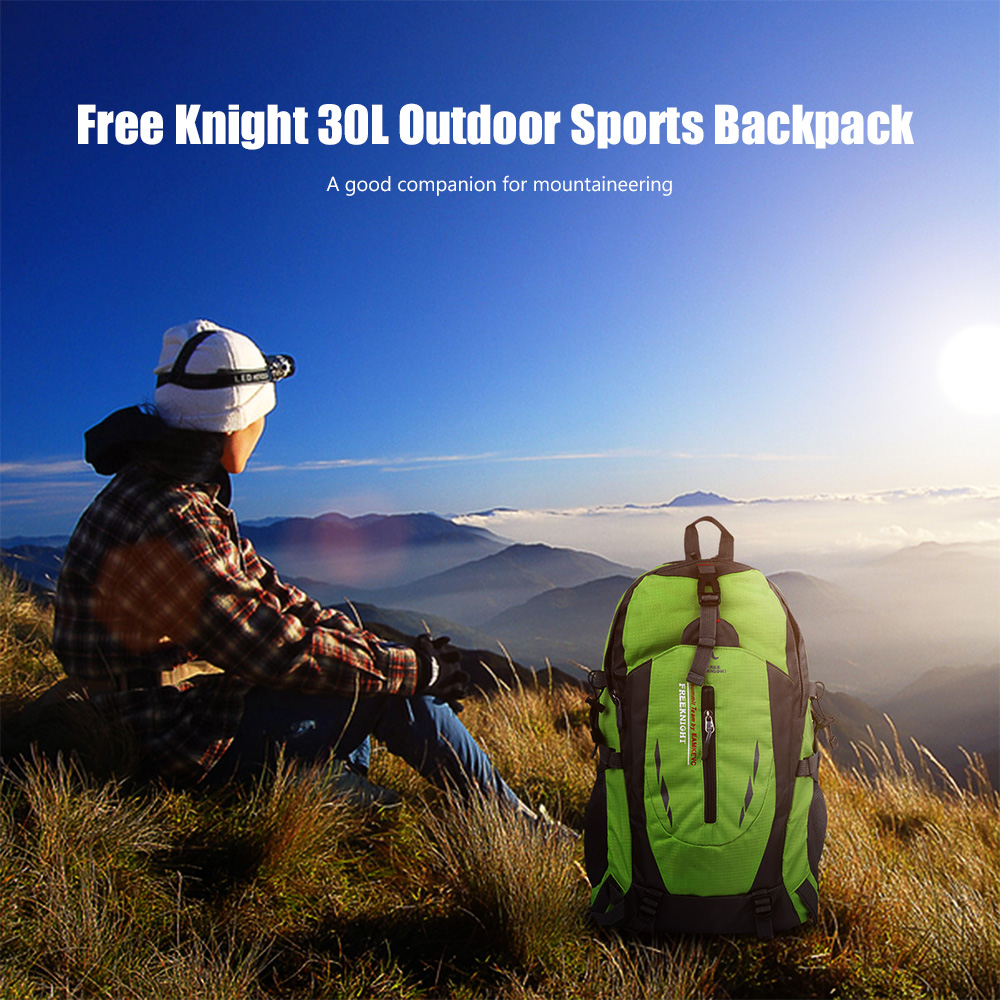 Free Knight 30L Outdoor Sport Backpack Hiking Camping Water Resistant Nylon Travel Luggage Bike Rucksack Bag