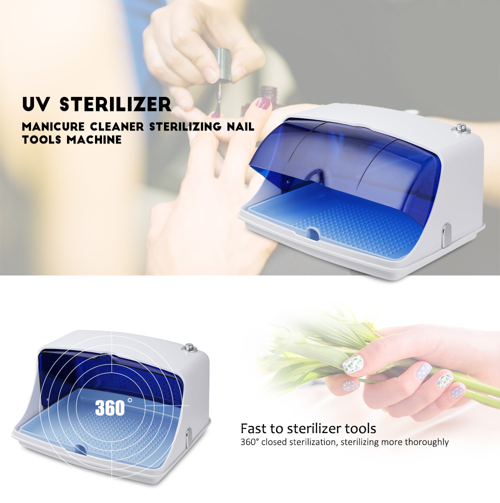 UV Sterilizer Manicure Cleaner Box Sterilizing Nail Tools Disinfection Machine