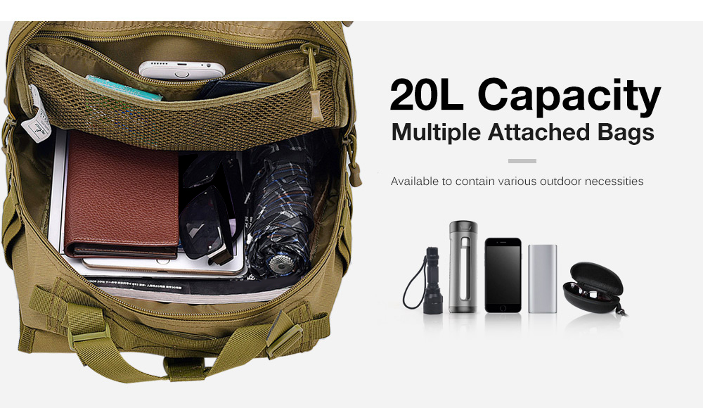 Free Knight FK9258 Tactical Sling Bag Military Rover Shoulder Backpack Molle Assault Range