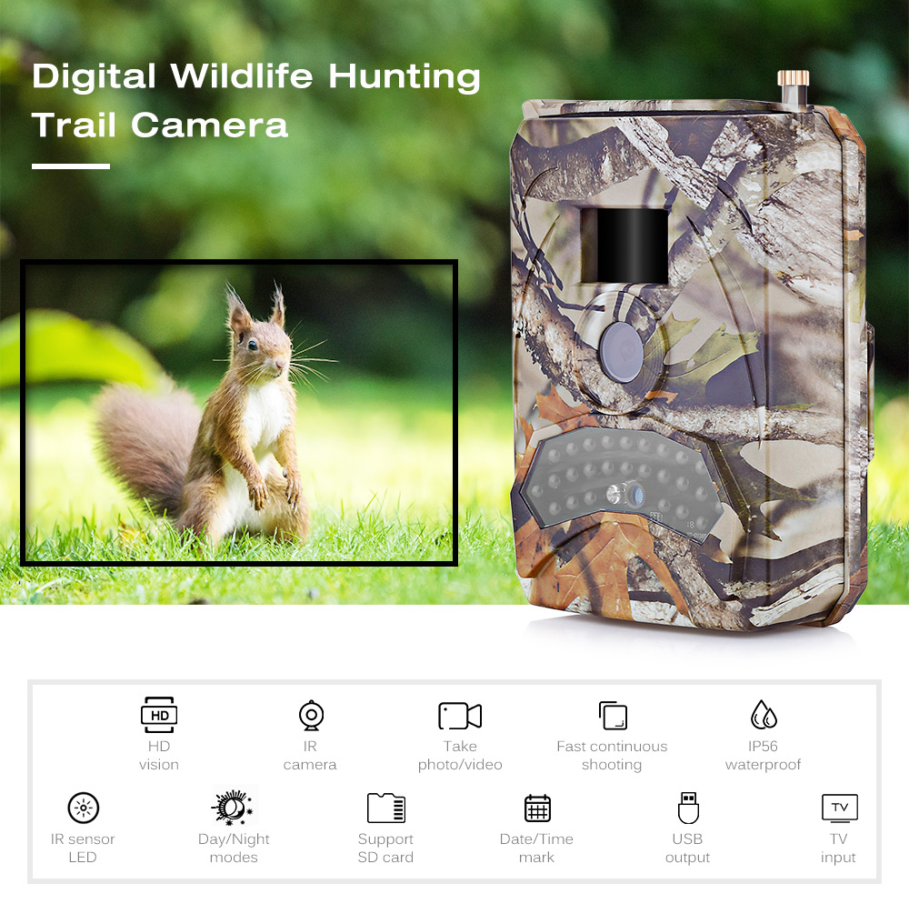 Digital Hunting Camera Outdoor Cameras 1080P HD Infrared Scouting Device