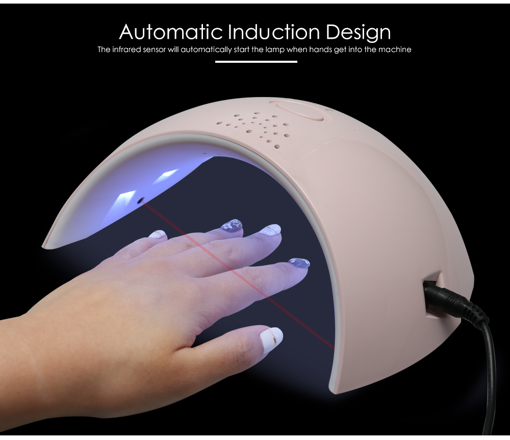 SUN T6 UV LED Nail Dryer Gel Polish Curing Lamp Manicure Tool