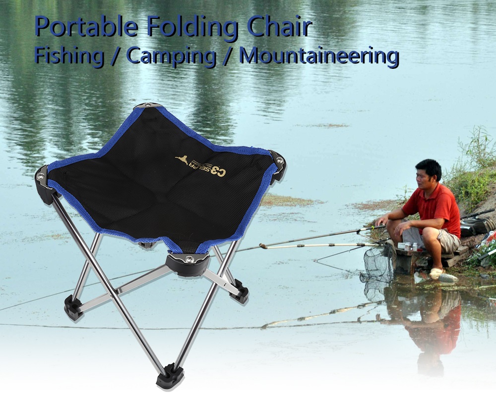Selpa Portable Folding Chair Super Light Aluminum Alloy Fishing Camping Bench