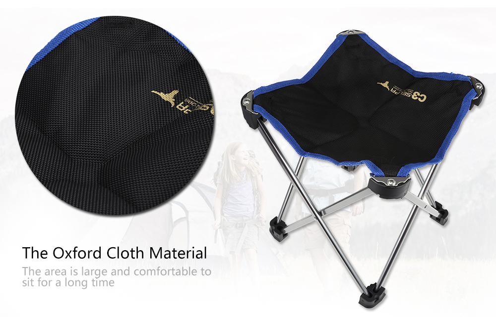 Selpa Portable Folding Chair Super Light Aluminum Alloy Fishing Camping Bench