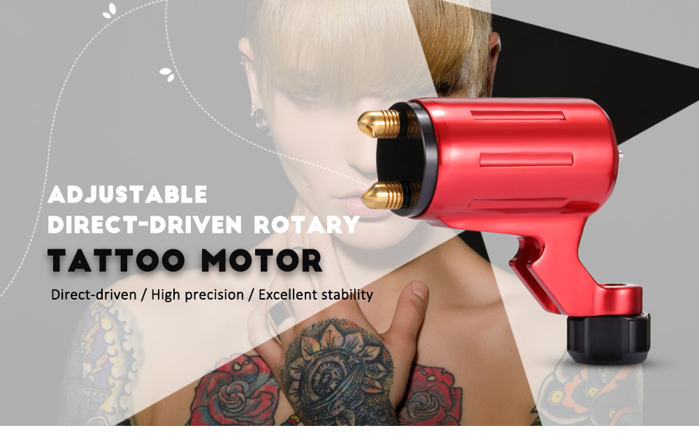 Adjustable Direct-driven Rotary Motor Tattoo Machine Gun for Liner Shader