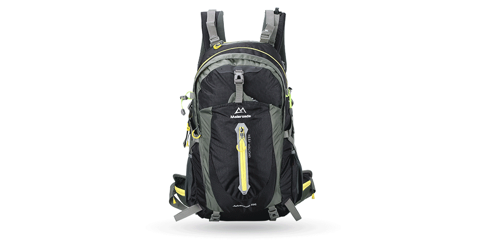 Maleroads 50L Outdoor Sports Backpack Hiking Camping Water Resistant Nylon Bike Rucksack Bag