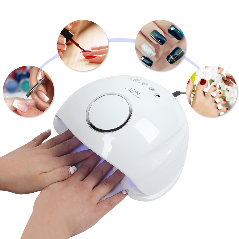 48W 2-in-1 LED / UV Nail Lamp Manicure Equipment