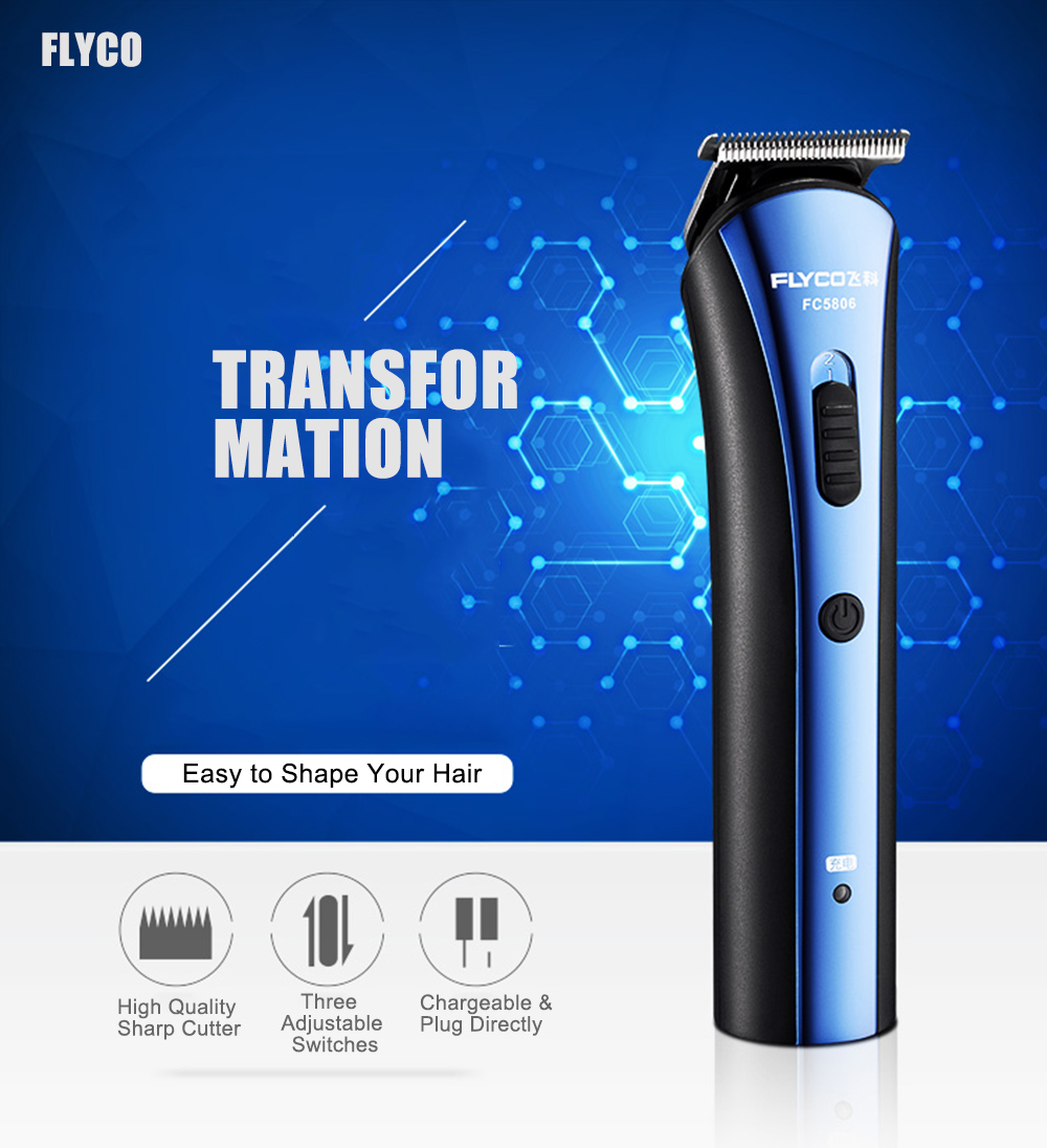 FLYCO FC5806 Hair Clipper Electric for Adults Children