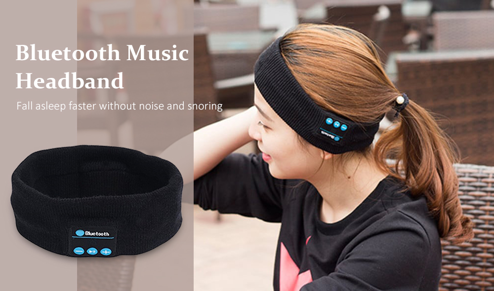 Bluetooth Music Headband Knitted Headwear for Sports / Sleeping