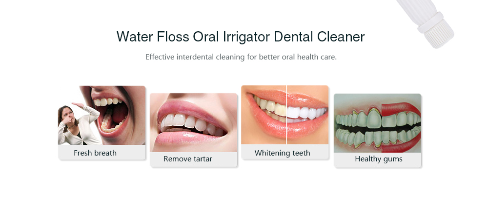 Useful Convenient Water Flosser Oral Irrigator Dental Cleaner