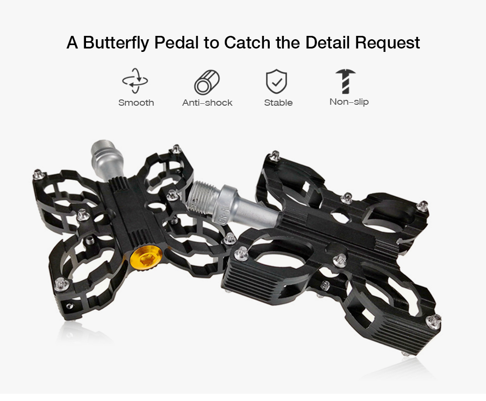 Shanmashi SG - 05 Bike Pedal Butterfly Shape Road Bicycle Foot Plate for Riding Activities
