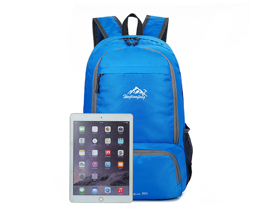 HUWAIJIANFENG Foldable Outdoor Wear-resistant Fashion Backpack for Men