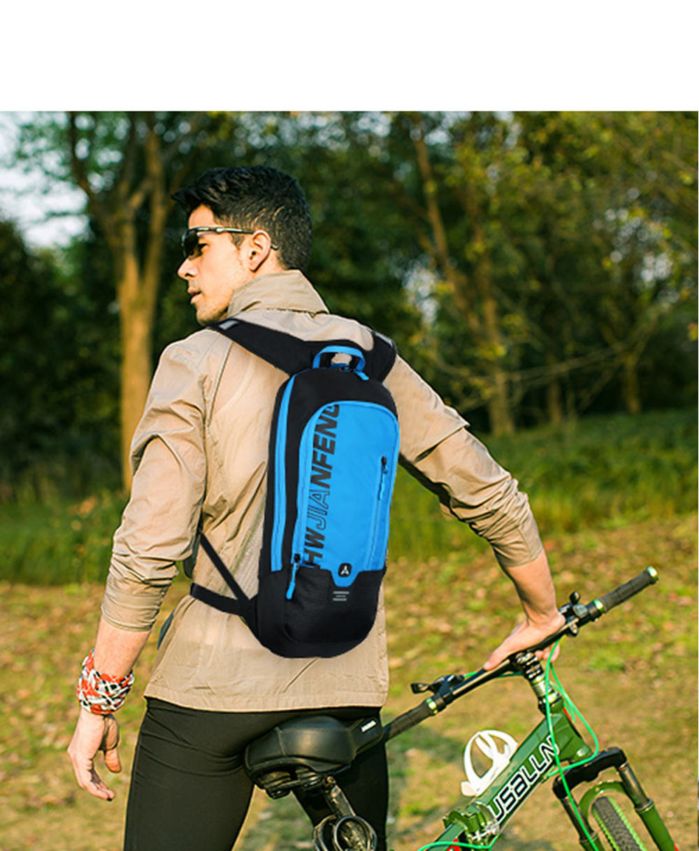 HUWAIJIANFENG Waterproof Travel Wear-resistant Backpack for Men