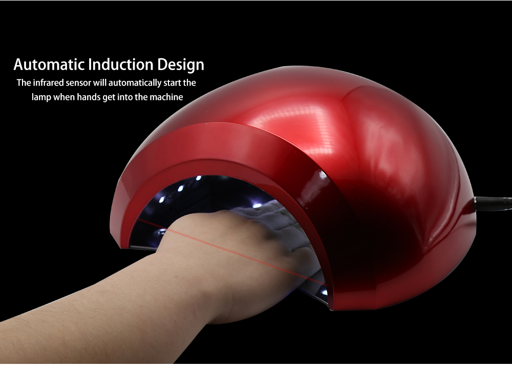 Powerful UV / LED Nail Lamp Dryer Intelligent Induction Manicure Therapy Machine