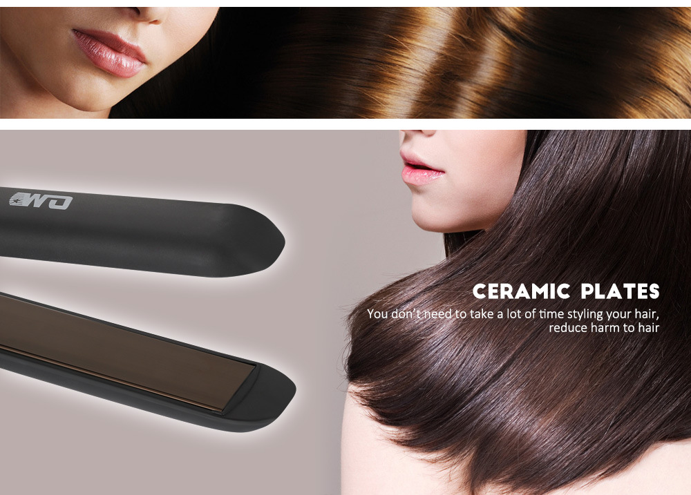 Guowei GW - 743 Ceramic Hair Straightener Thermostatic Plate
