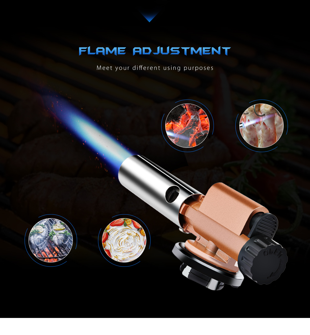 Flame Gun Butane Burner Ignition for Camping Picnic Cooking