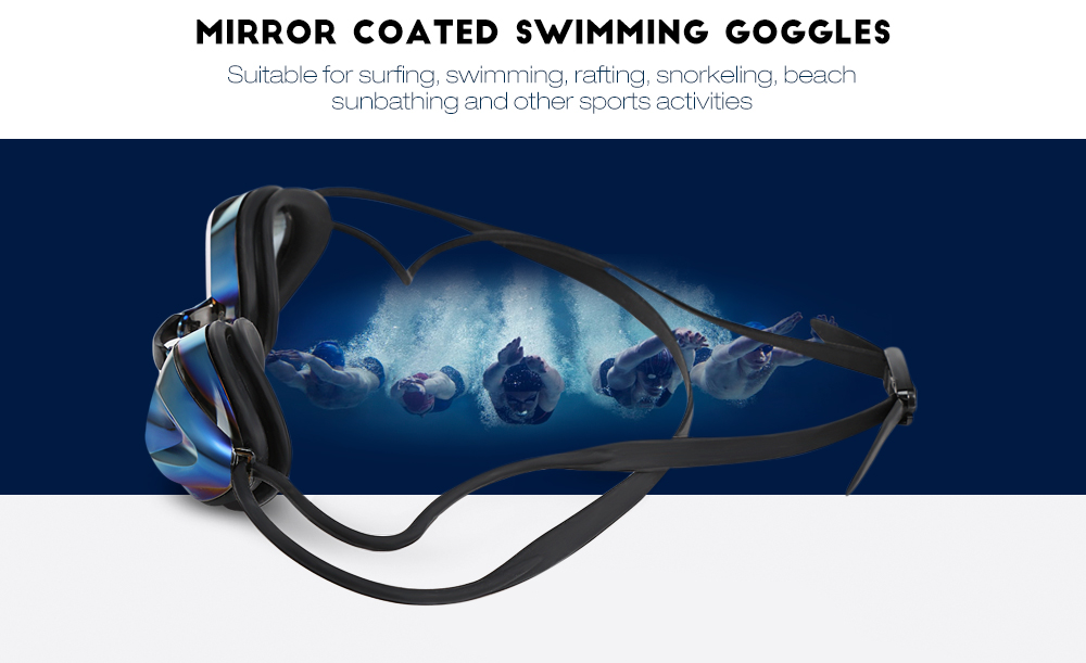 XinHang XH1702 Electroplating Swimming Goggles for Racing