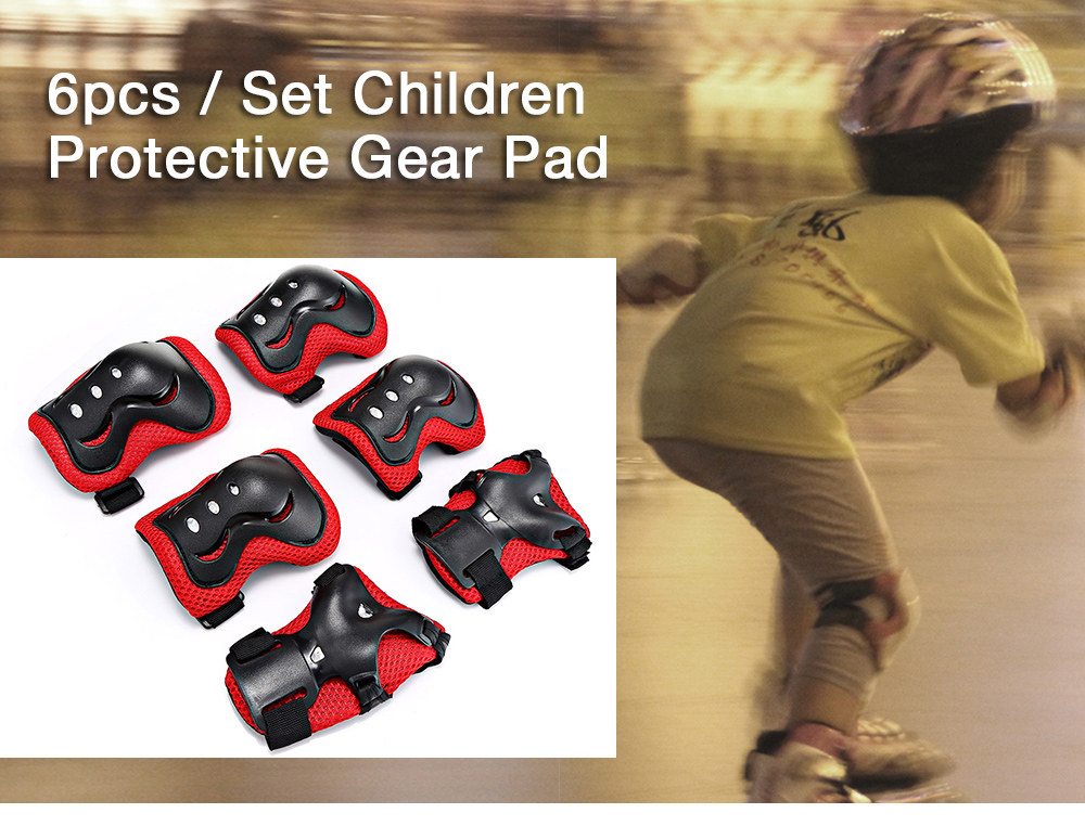 6pcs / Set Children Protective Gear Pad Roller Skateboard