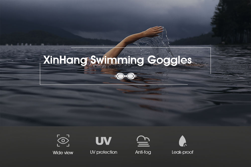 XinHang XH7600 Swimming Goggles with Anti Fog UV Protection