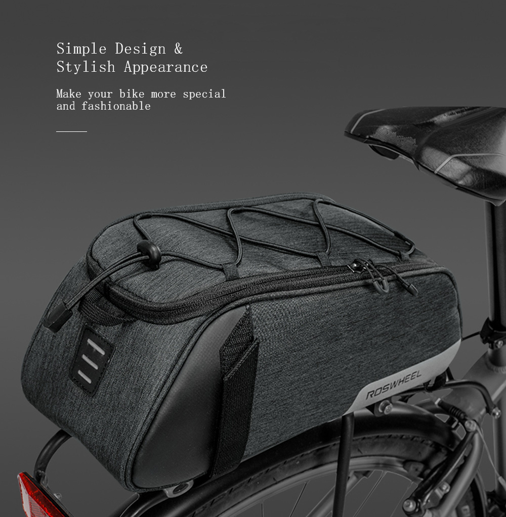 ROSWHEEL 141465 Multifunctional Bike Trunk Bag Commuter Bag