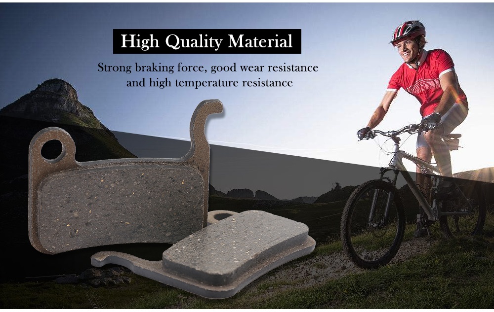 Deemount KMJG - 004 Professional Resin Bicycle Disc Brake Pad Low Noise