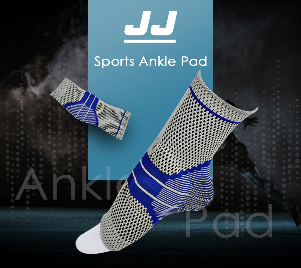 JJ 1PC Sports Nylon Silicone Ankle Pad for Basketball Football Jogging
