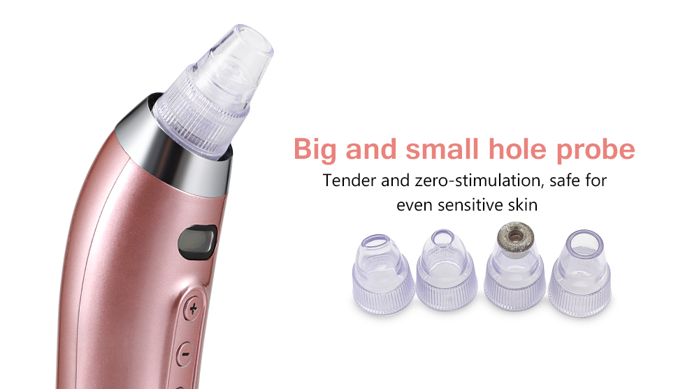 Skin Care Pores Vacuum Blackhead Remover Acne Cleaner LED Display Beauty Tool