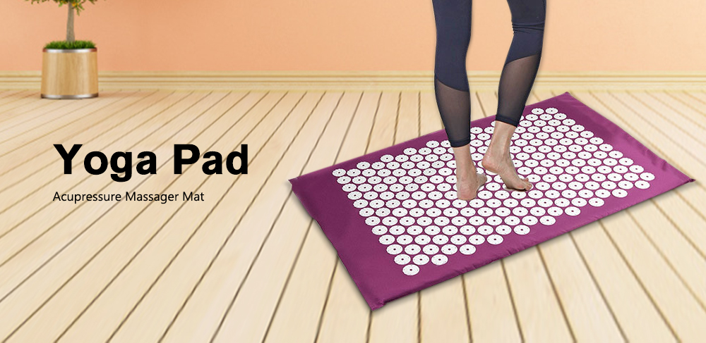 Yoga Cushion Acupressure Massager Mat Relieve Body Pains