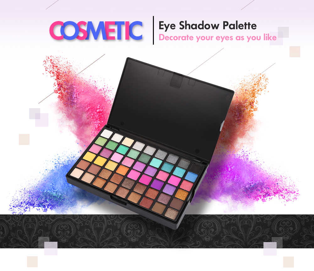 POPFEEL 162 Color Eye Shadow Palette Matte Glitter Powder Makeup Set