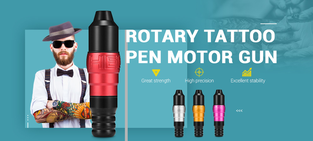 Rotary Tattoo Pen Gun Aluminum Machine Motor Acrylic Rack Accessories