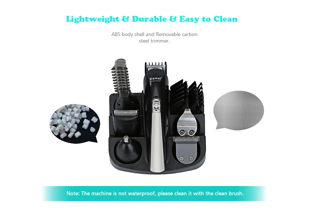 KM - 600 Hair Clipper Electric Shaver Trimmer Cutters Full Set Family Personal Care