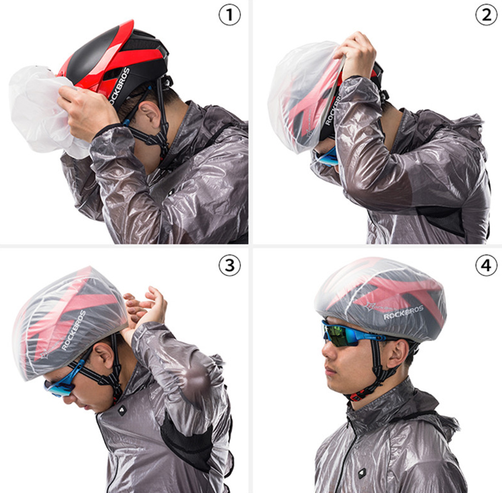 ROCKBROS Waterproof Dustproof Elastic Helmet Cover