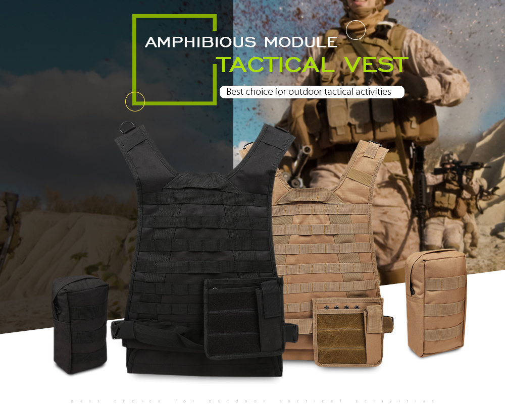 Outdoor Molle Amphibious Module Combat Tactical Vest