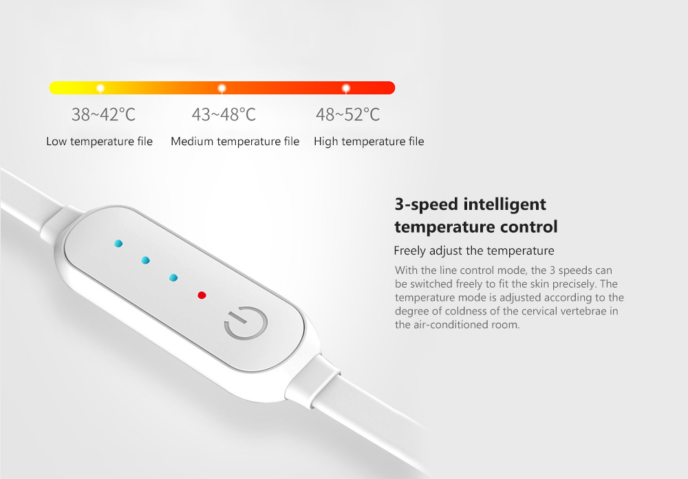 Graphene Heating Massager Silk Neckband from Xiaomi Youpin 1pc