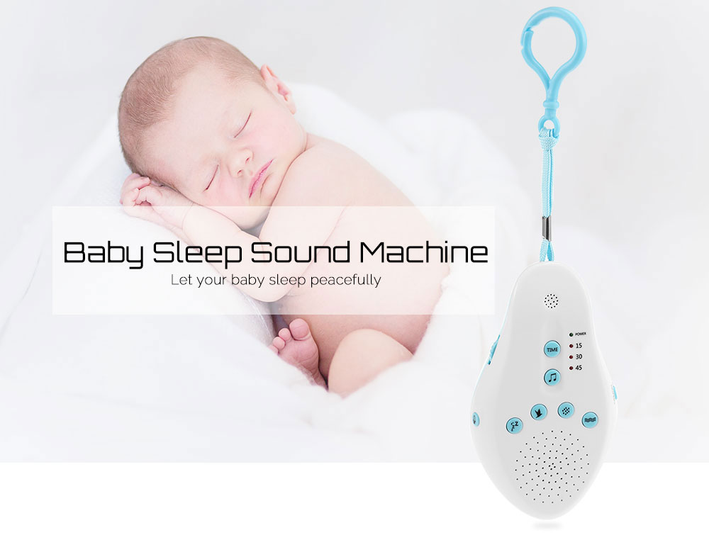 JYX - S7 Baby Sleep Sound Machine White Noise Voice Sensor Soothing Music Timer