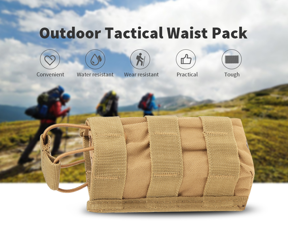 Outdoor Tactical Phone Bag Waist Pack for Camping Hiking