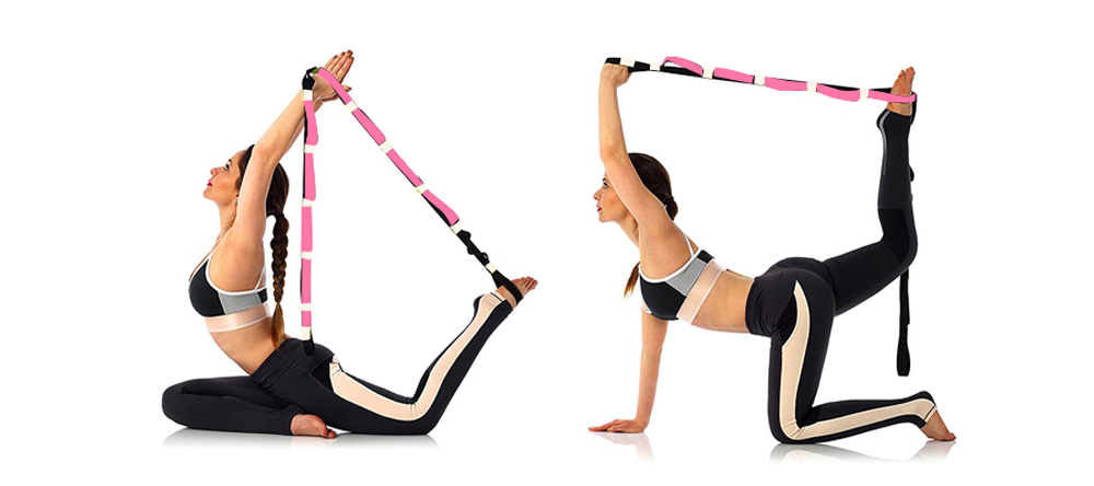 2.5m Auxiliary Yoga Strap Flexible Stretch Belt