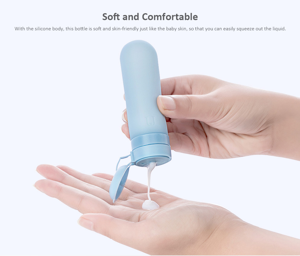 50ml Travel Portable Silicone Bottle Shampoo Container from Xiaomi Youpin 3pcs / Set