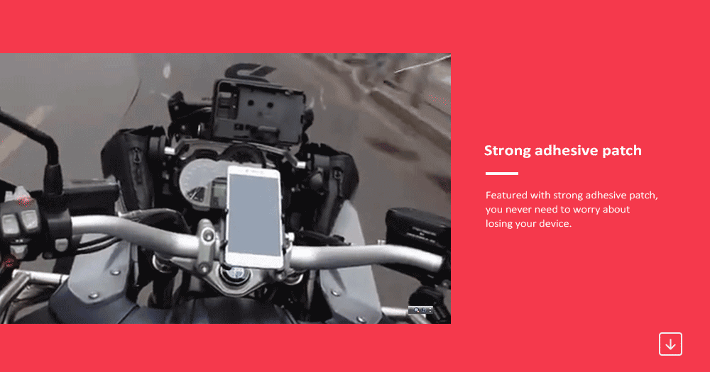 GUB PLUS 9 Universal Cell Phone Holder for Motorcycle Bicycle Bike