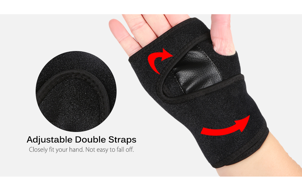 Single Adjustable Sports Carpal Tunnel Wrist Bracer for Right Hand
