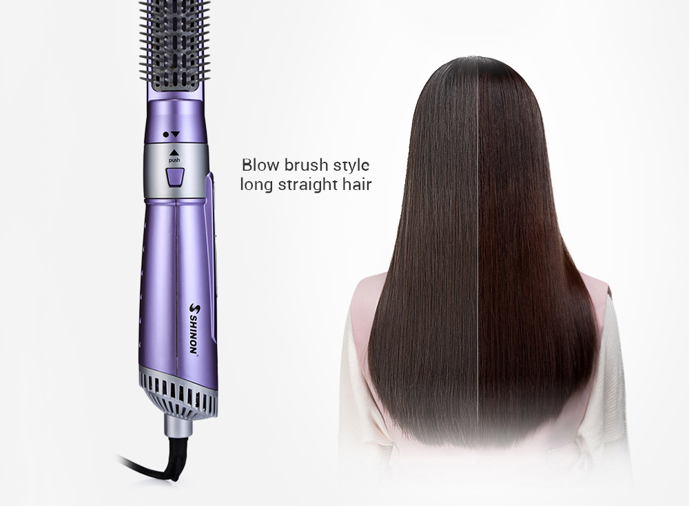 SHINON SH - 9822 - 3A 3-in-1 Hair Styling Tool Set Electric Dryer Curler Brush