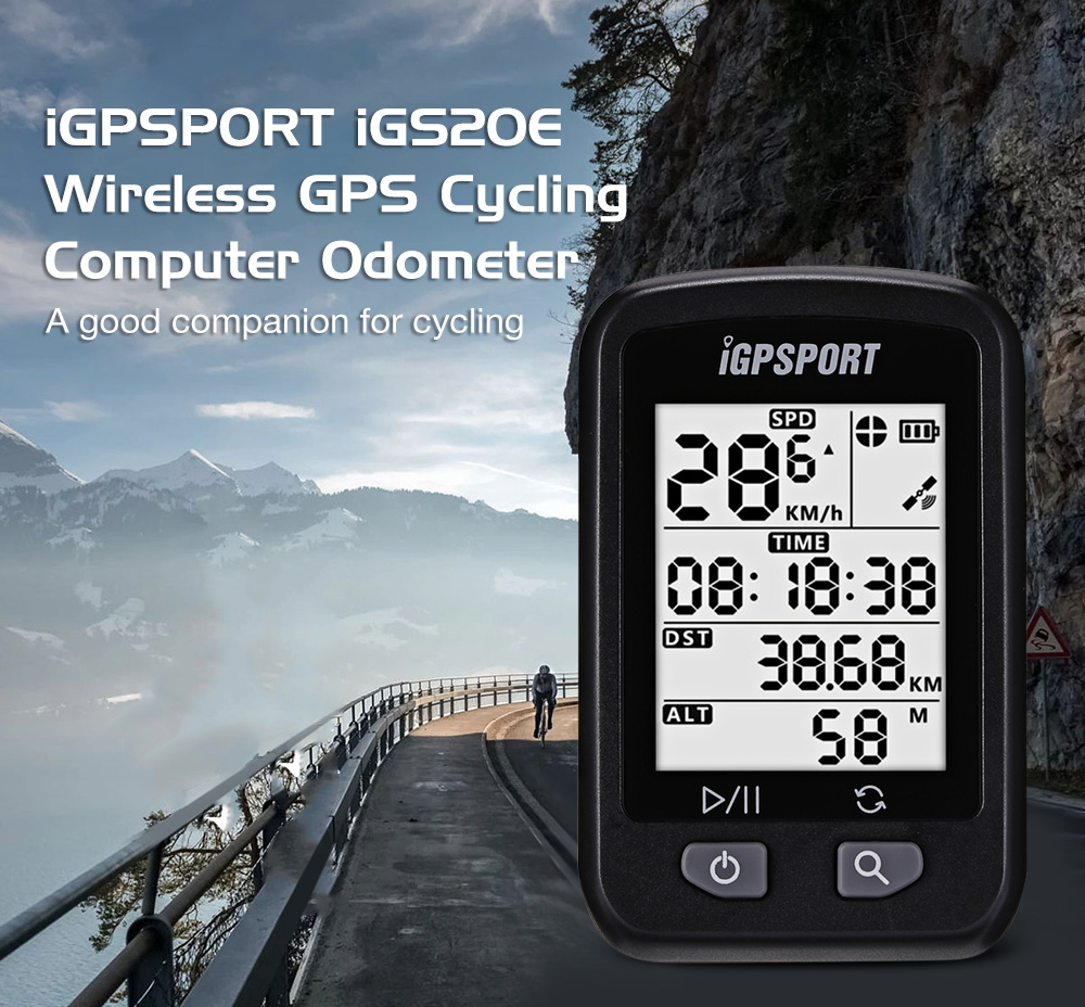 iGPSPORT iGS20E Wireless GPS Cycling Computer Odometer