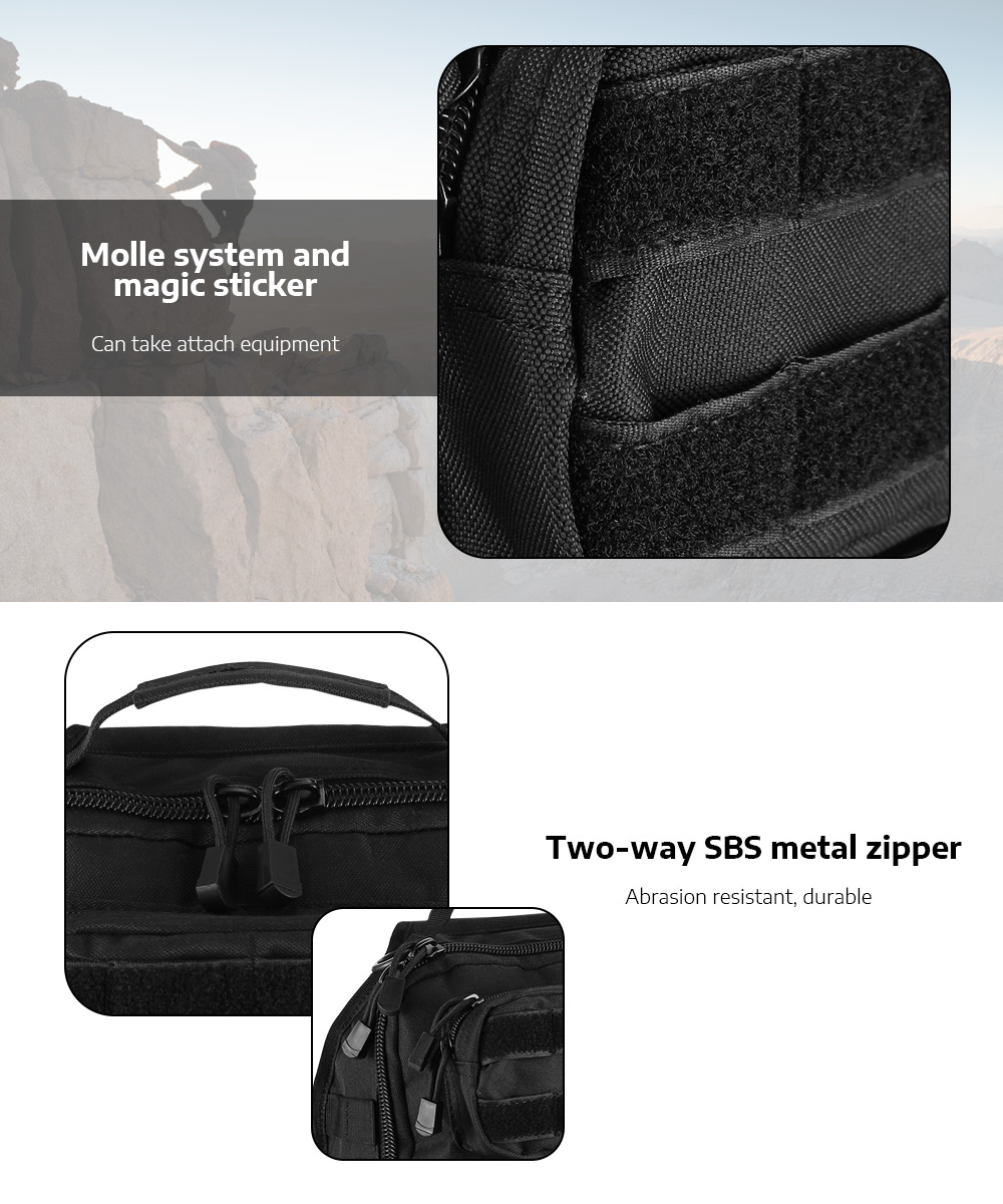 Outlife Tactical Military Shoulder Sling Backpack Crossbody Bag