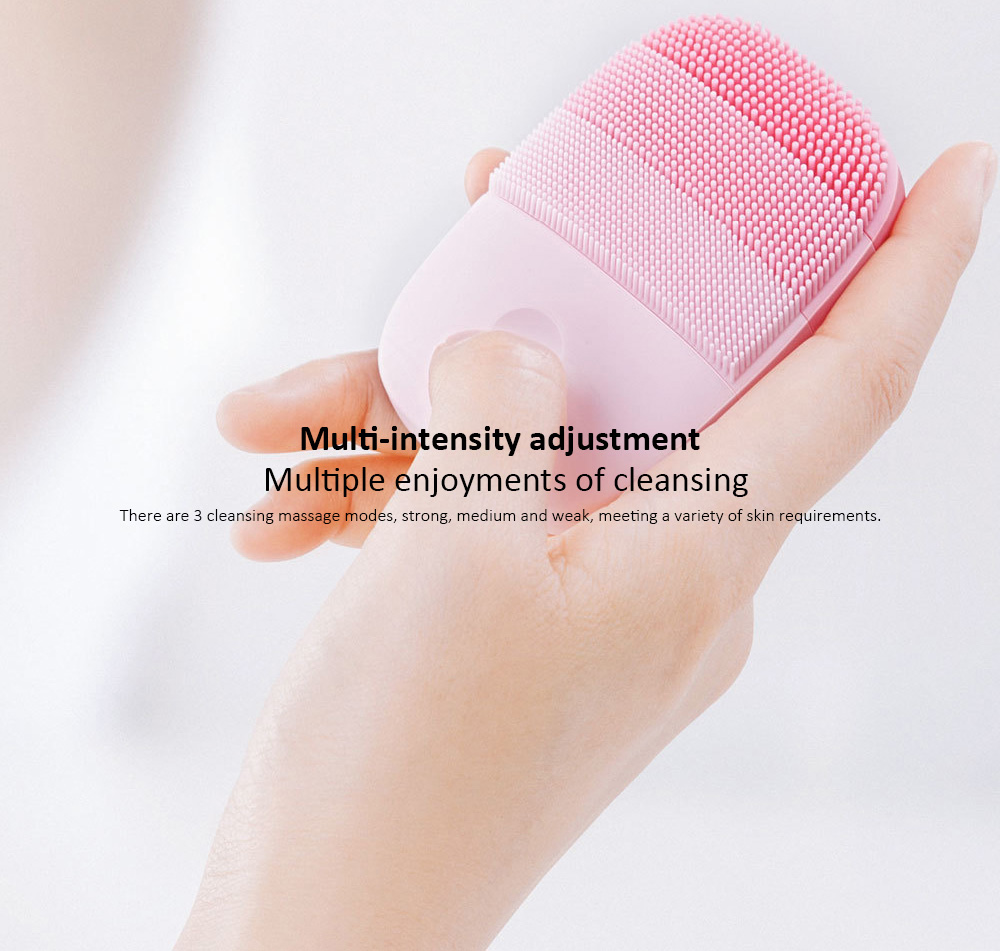 inFace MS - 2000 Adjustable Waterproof Electric Sonic Silicone Facial Cleansing Brush from Xiaomi youpin