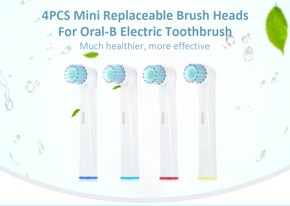 EB - 17D Mini Replacement Brush Head for Oral-B Electric Toothbrush 4pcs