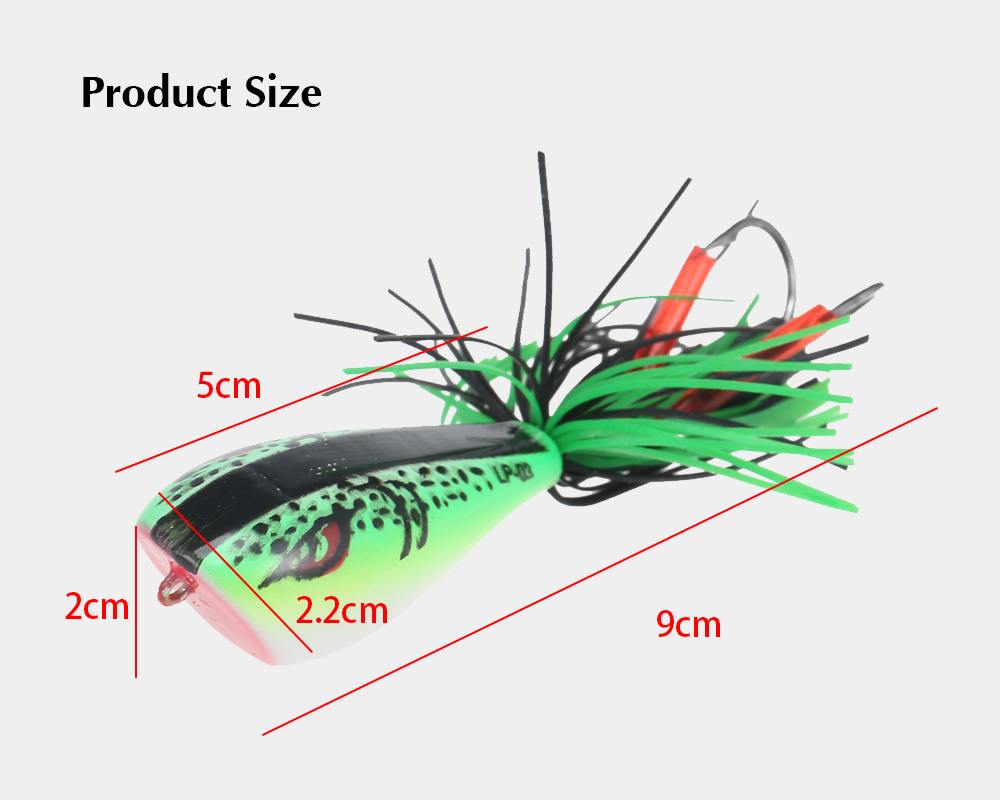 Artificial Frog Lure ABS Plastic Hard Fishing Bait