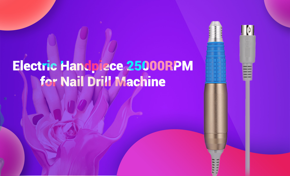 Electric Handpiece 25000RPM for Nail Drill Machine Manicure Grinding