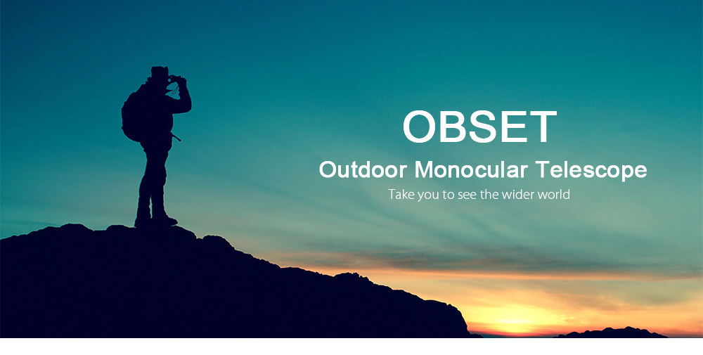 Obest Monocular Ultra-clear 10 x 42 Double-tuning Outdoor Telescope
