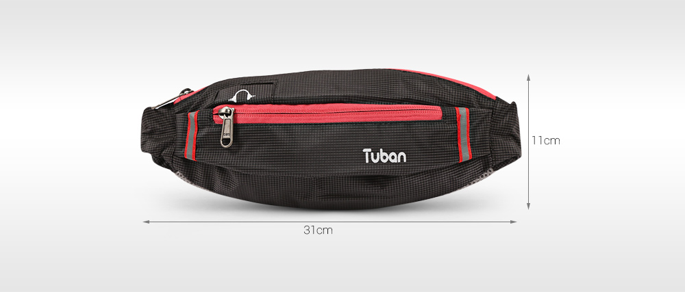 Tuban Sports Water Resistant Mini Fitness Equipment Small Belt Bag