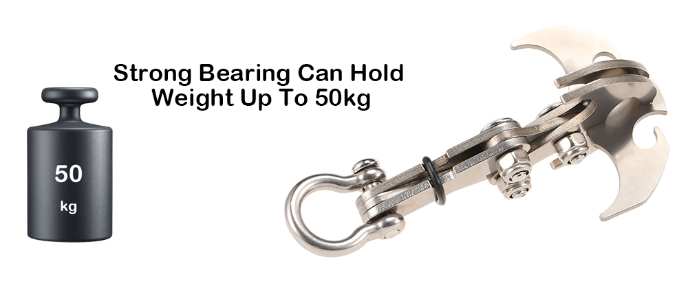 Outdoor Climbing Stainless Steel Gravity Grab